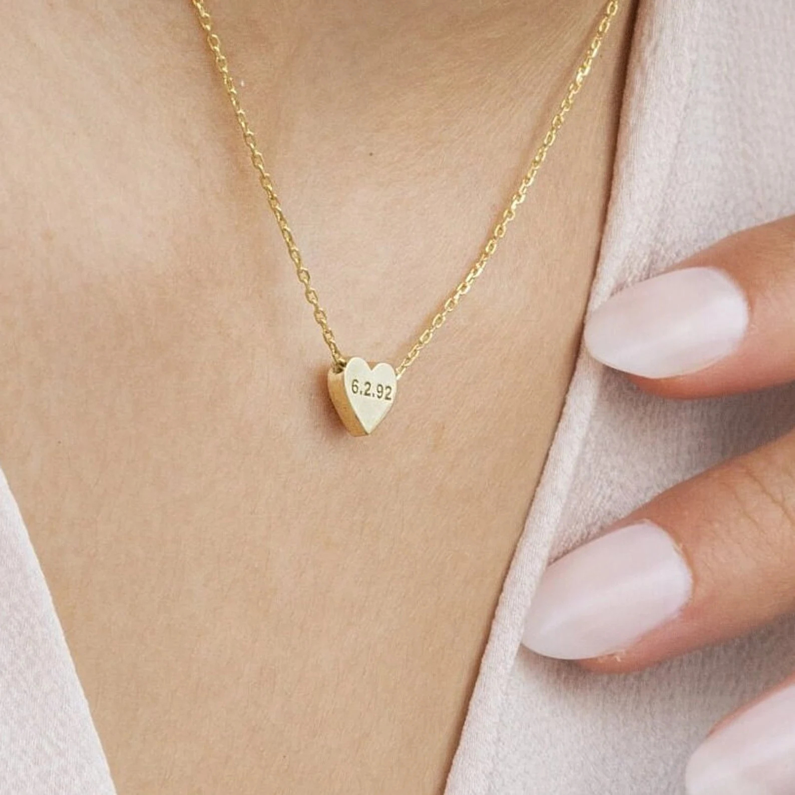 Personalized Petite Heart Pendant